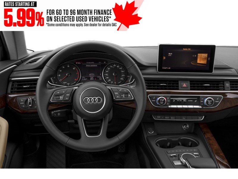 2018 Audi A4 2.0 TFSI quattro Komfort S tronic Interior Shot 3