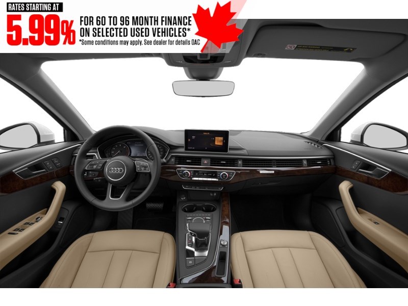 2018 Audi A4 2.0 TFSI quattro Komfort S tronic Interior Shot 6