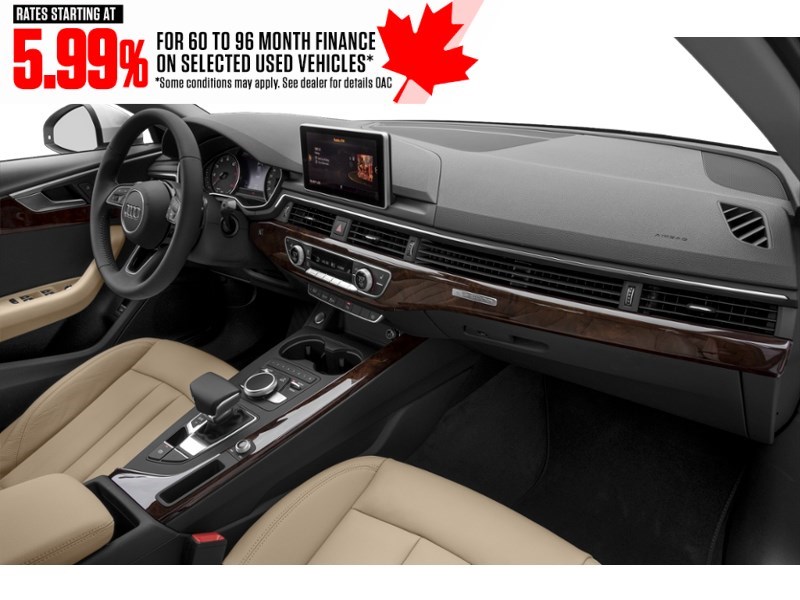 2018 Audi A4 2.0 TFSI quattro Komfort S tronic Interior Shot 1