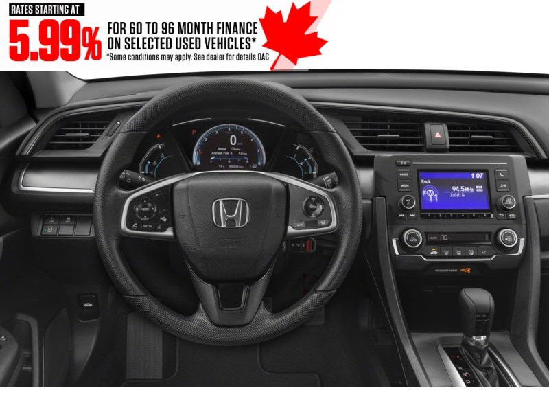 2020 Honda Civic LX CVT Interior Shot 3