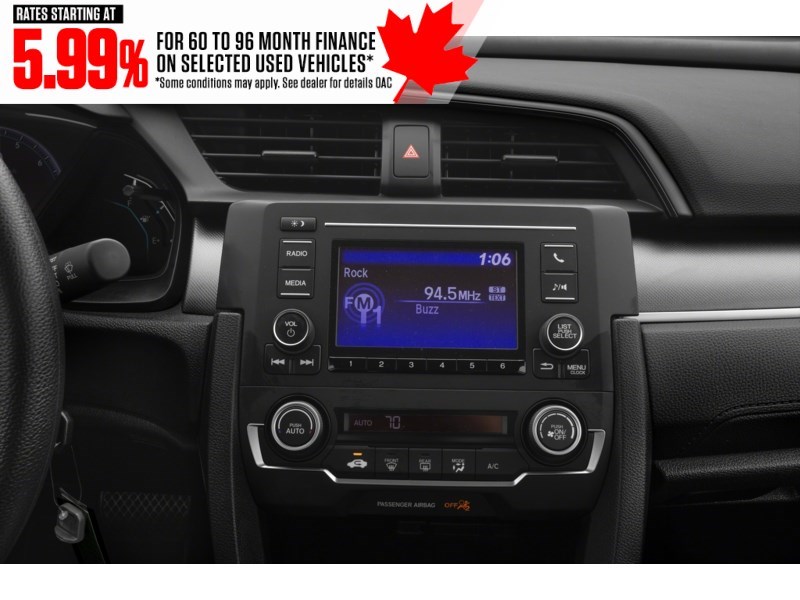 2020 Honda Civic LX CVT Interior Shot 2