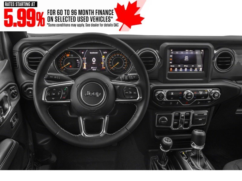 2019 Jeep Wrangler Unlimited Sahara 4x4 Interior Shot 3