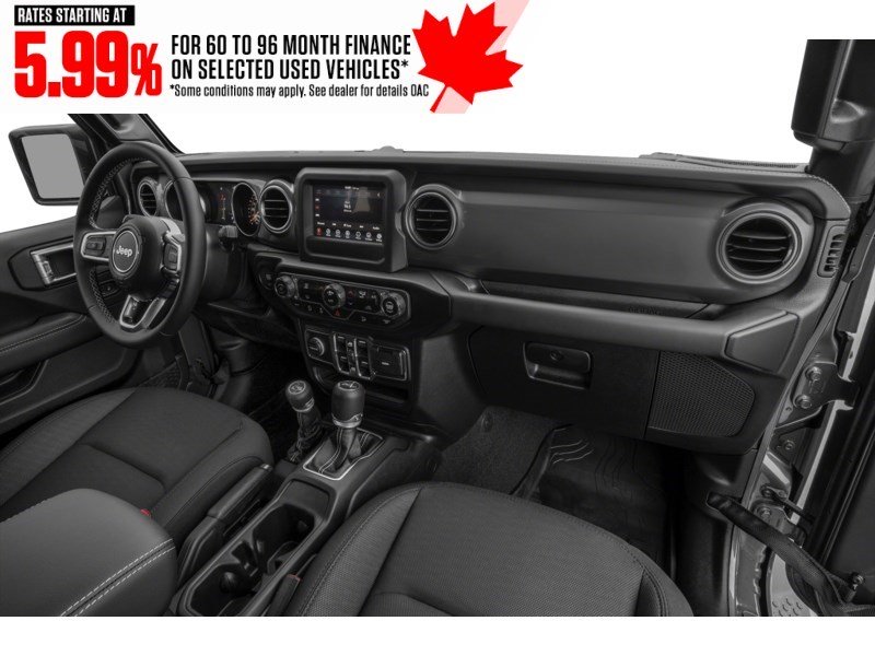 2019 Jeep Wrangler Unlimited Sahara 4x4 Interior Shot 1