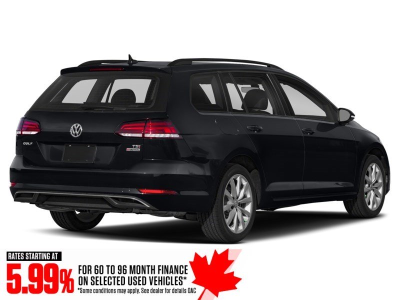 2018 Volkswagen Golf SportWagen Highline DSG 4MOTION Deep Black Pearl  Shot 2