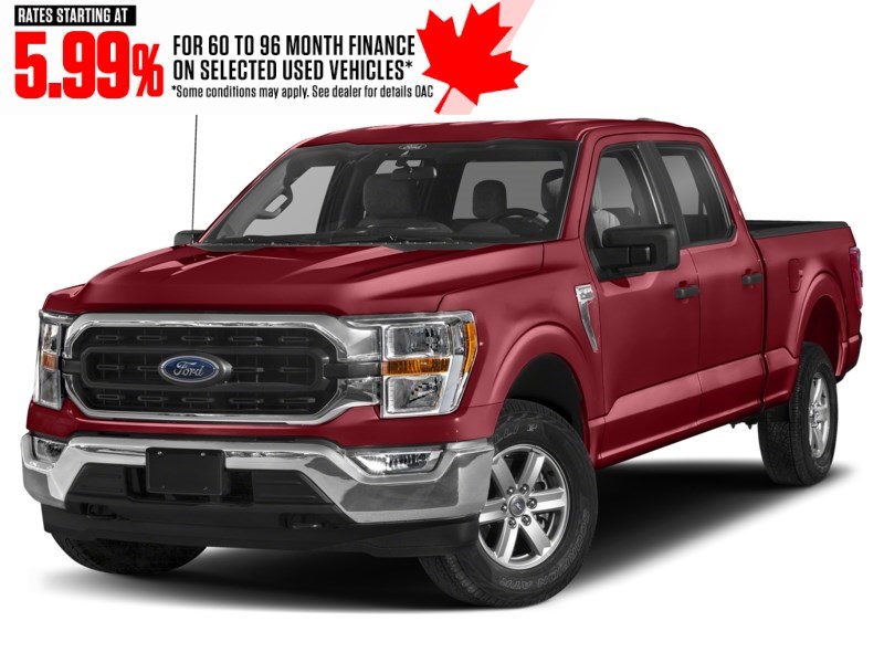 2022 Ford F-150 XLT 4WD SuperCrew 5.5' Box Rapid Red Metallic Tinted Clearcoat  Shot 1