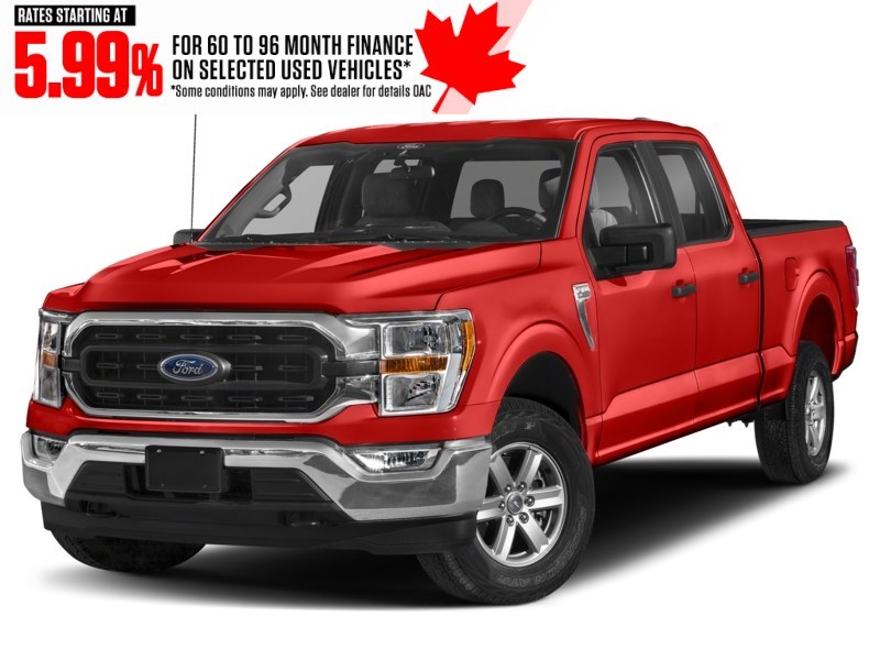 2022 Ford F-150 XLT 4WD SuperCrew 5.5' Box Vermillion Red  Shot 7