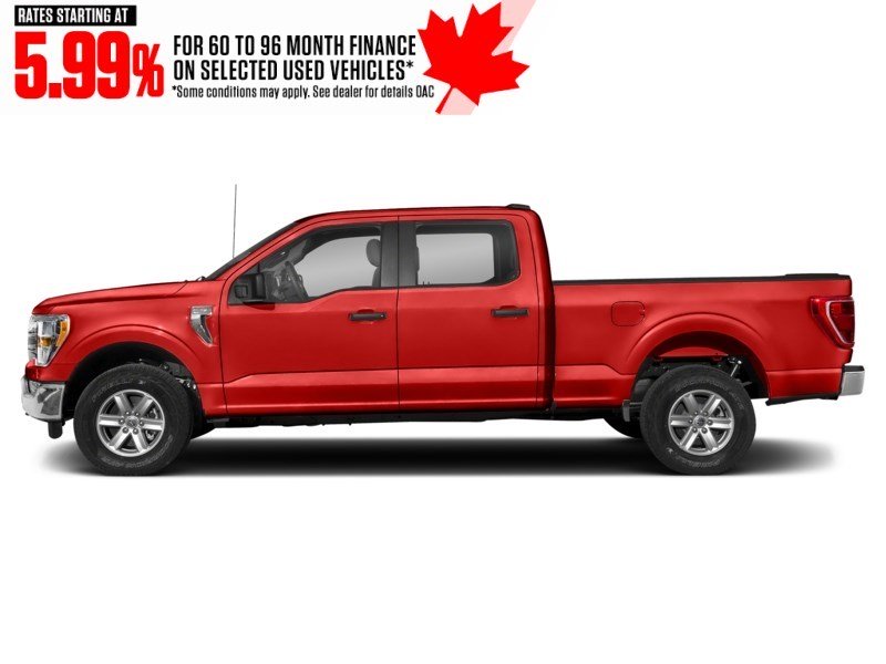2022 Ford F-150 XLT 4WD SuperCrew 5.5' Box Vermillion Red  Shot 11