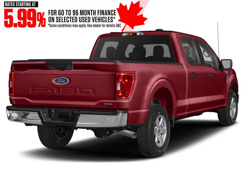 2022 Ford F-150 XLT 4WD SuperCrew 5.5' Box Rapid Red Metallic Tinted Clearcoat  Shot 2