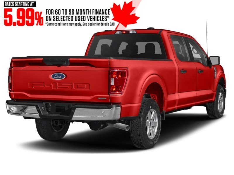 2022 Ford F-150 XLT 4WD SuperCrew 5.5' Box Vermillion Red  Shot 12