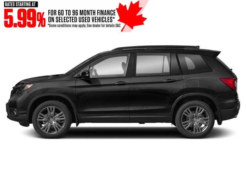 2021 Honda Passport EX-L AWD Crystal Black Pearl  Shot 5