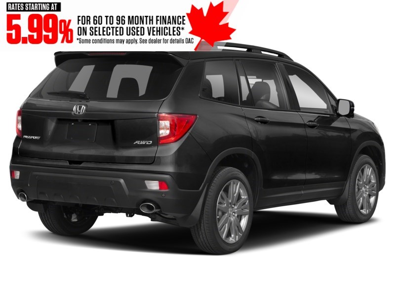2021 Honda Passport EX-L AWD Crystal Black Pearl  Shot 6