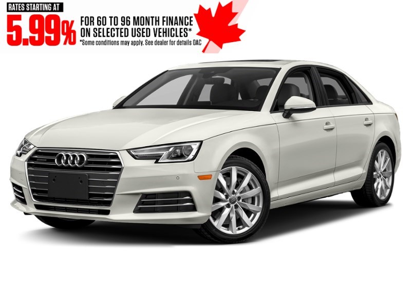 2018 Audi A4 2.0 TFSI quattro Komfort S tronic Ibis White  Shot 10