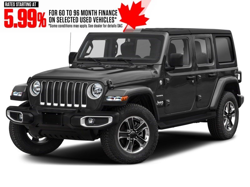 2019 Jeep Wrangler Unlimited Sahara 4x4 Black  Shot 4