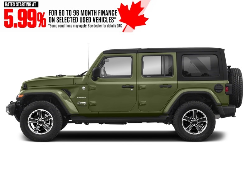 2021 Jeep Wrangler Unlimited Unlimited Altitude 4x4 Sarge Green  Shot 3