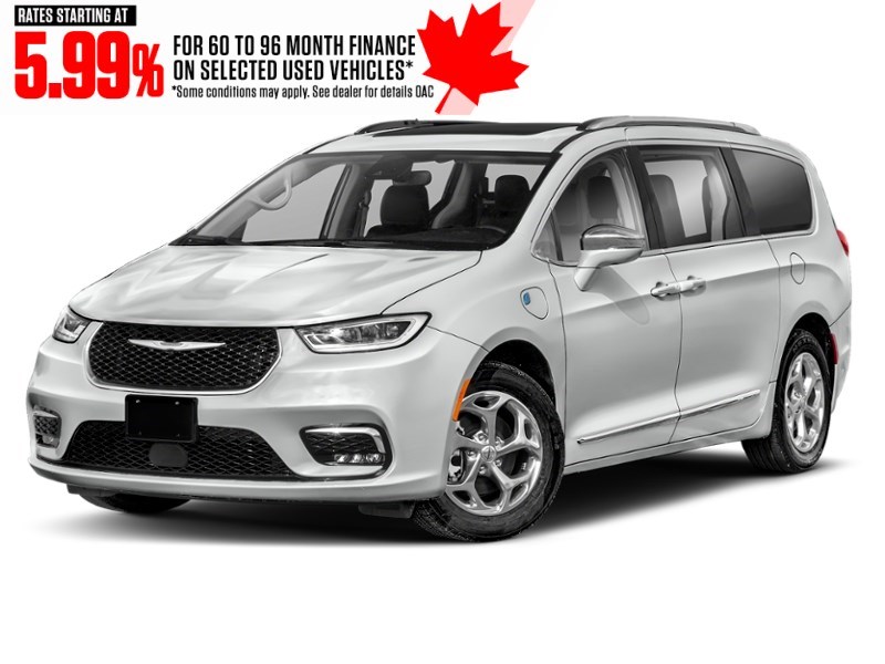 2022 Chrysler Pacifica Hybrid Limited 2WD Bright White  Shot 4