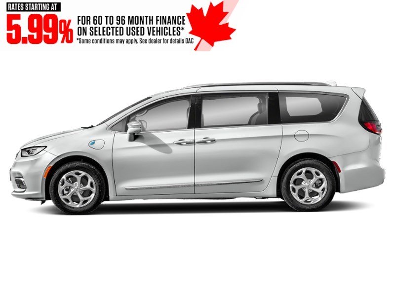 2022 Chrysler Pacifica Hybrid Limited 2WD Bright White  Shot 3